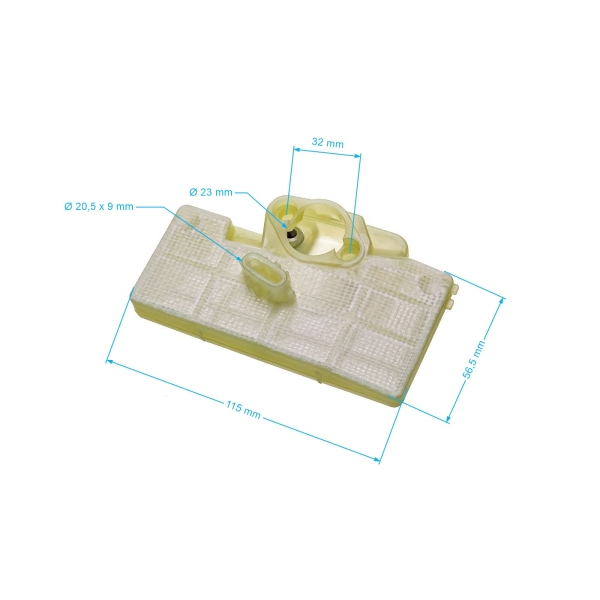 Vliesluftfilter für Stihl 029 039 MS290 MS310 MS390 Kettensägen (OEM 11271201620)