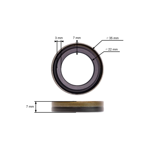Wellendichtringe für Briggs & Stratton Sprint Classic Quantum Motoren 3,0 PS - 4,0 PS (OEM 391483 291841 391483S)
