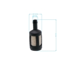 Zama ZF-2 Kraftstofffilter für Kettensägen, Freischneider und andere Zweitakt-Gartengeräte (OEM ZF-2)