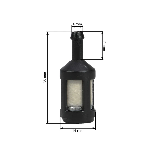 Zama ZF-2 Kraftstofffilter für Kettensägen, Freischneider und andere Zweitakt-Gartengeräte (OEM ZF-2)