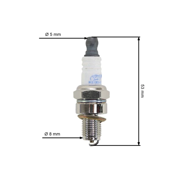 Zündkerze für Stihl MS171 MS181 MS211 Husqvarna 545 550XP 555 556 560XP Kettensägen & Freischneider (OEM 00004007009 NGK CMR5H 574519601)