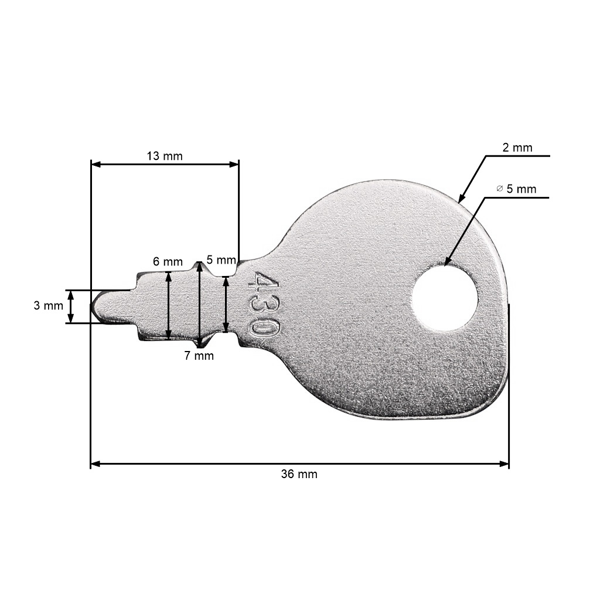 Zündschlüssel für Gartentraktoren
